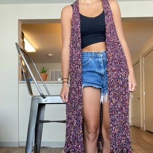 Free people colorful knitted cover